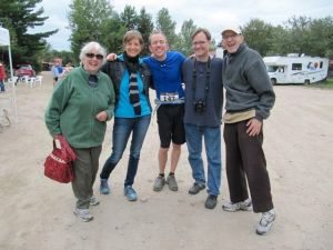 me and parents at finish line